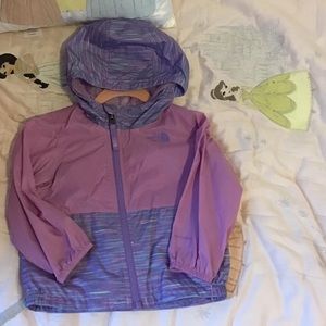 North face rain coat